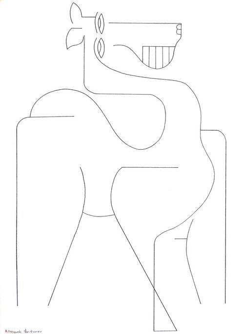 Horse out of the box by Hildegarde Handsaeme