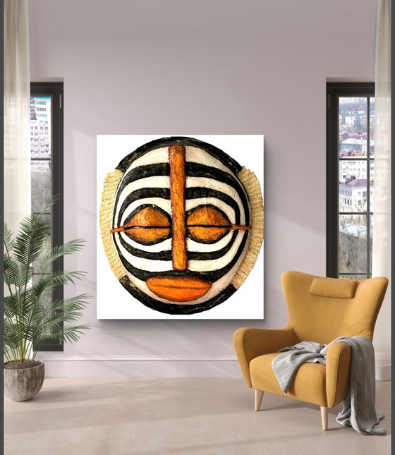 Mask Orange XXL #3
