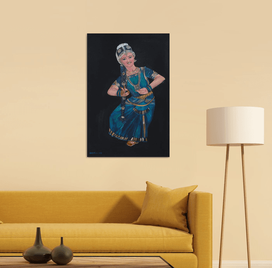 Bharatnatyam dance, India art