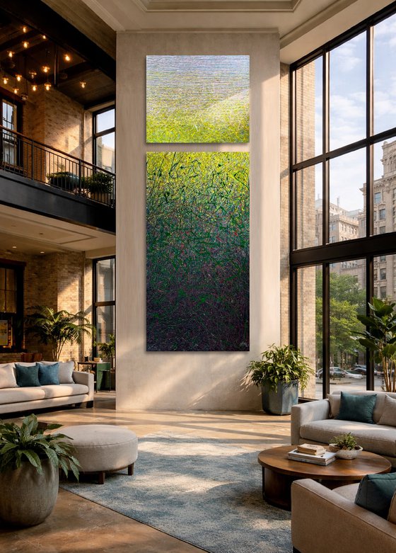 In search of silence- 2 (green)