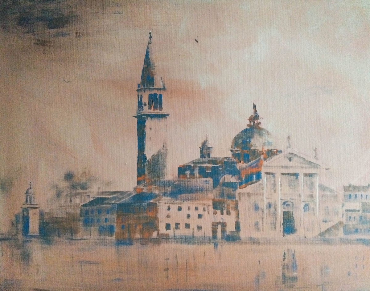 San Gorggio Venice 50x40 2024 by Nenad Kojic watercolorist