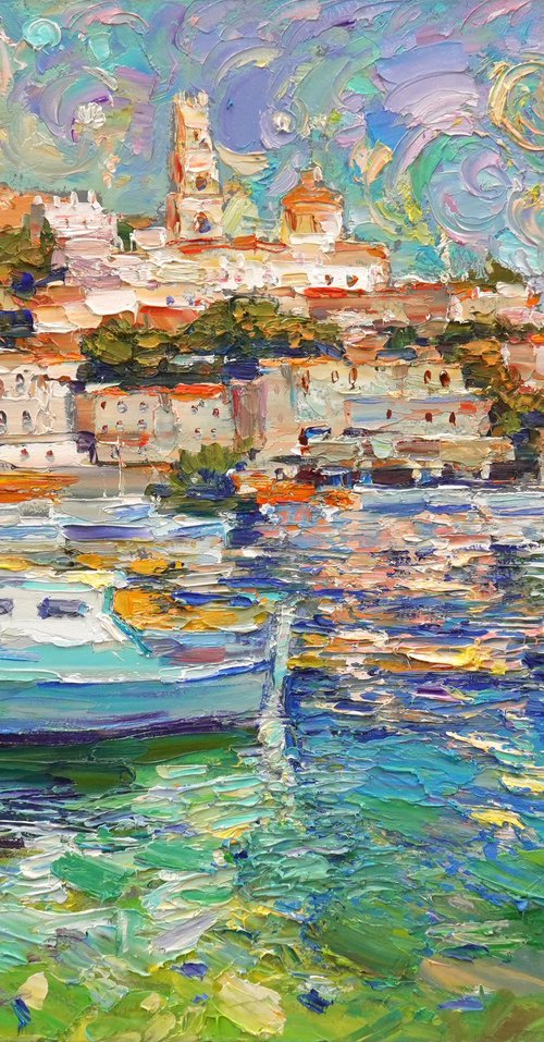 Harbor in the Breath of light by Serhii Cherniakovskyi