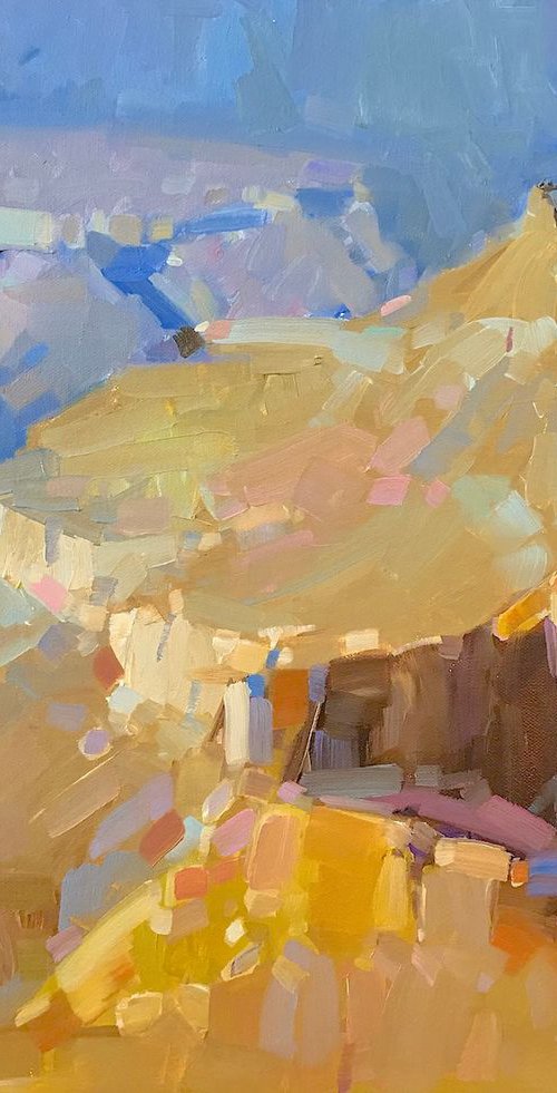 Canyon View, Handmade oil painting, One of a kind by Vahe Yeremyan
