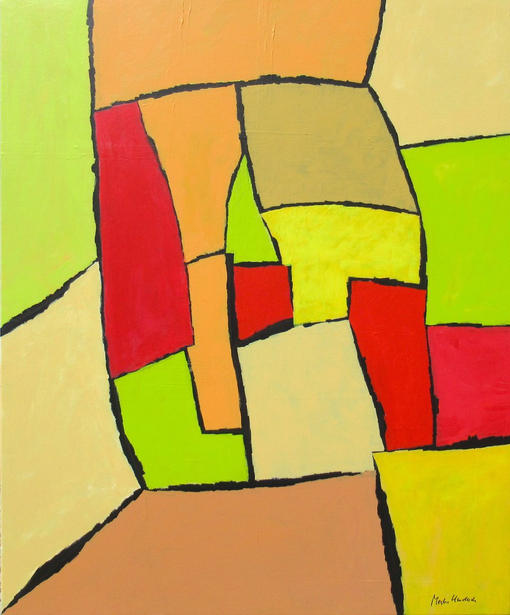 Mediterranean Gesture 3. by Megha Hendrick. Abstract.