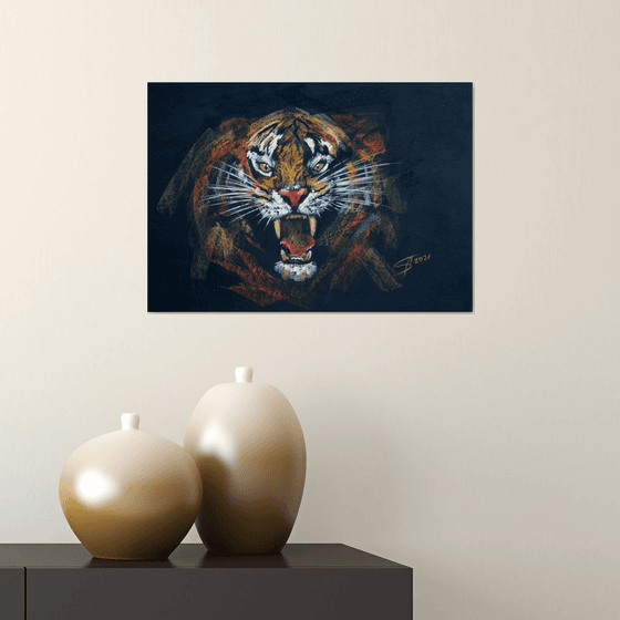 Tiger III /  ORIGINAL PAINTING