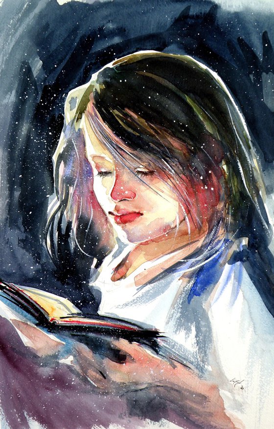 Reading girl