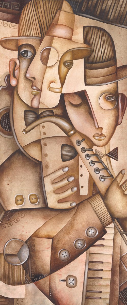 Two Sleepy People by Eugene Ivanov