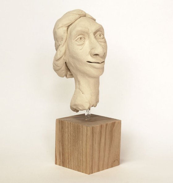 Mabel: ceramic portrait sculpture