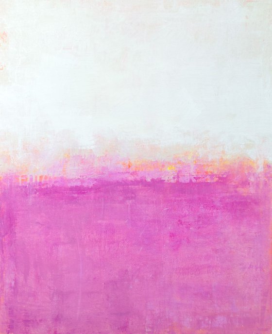 Pink Splash 24x30 inches