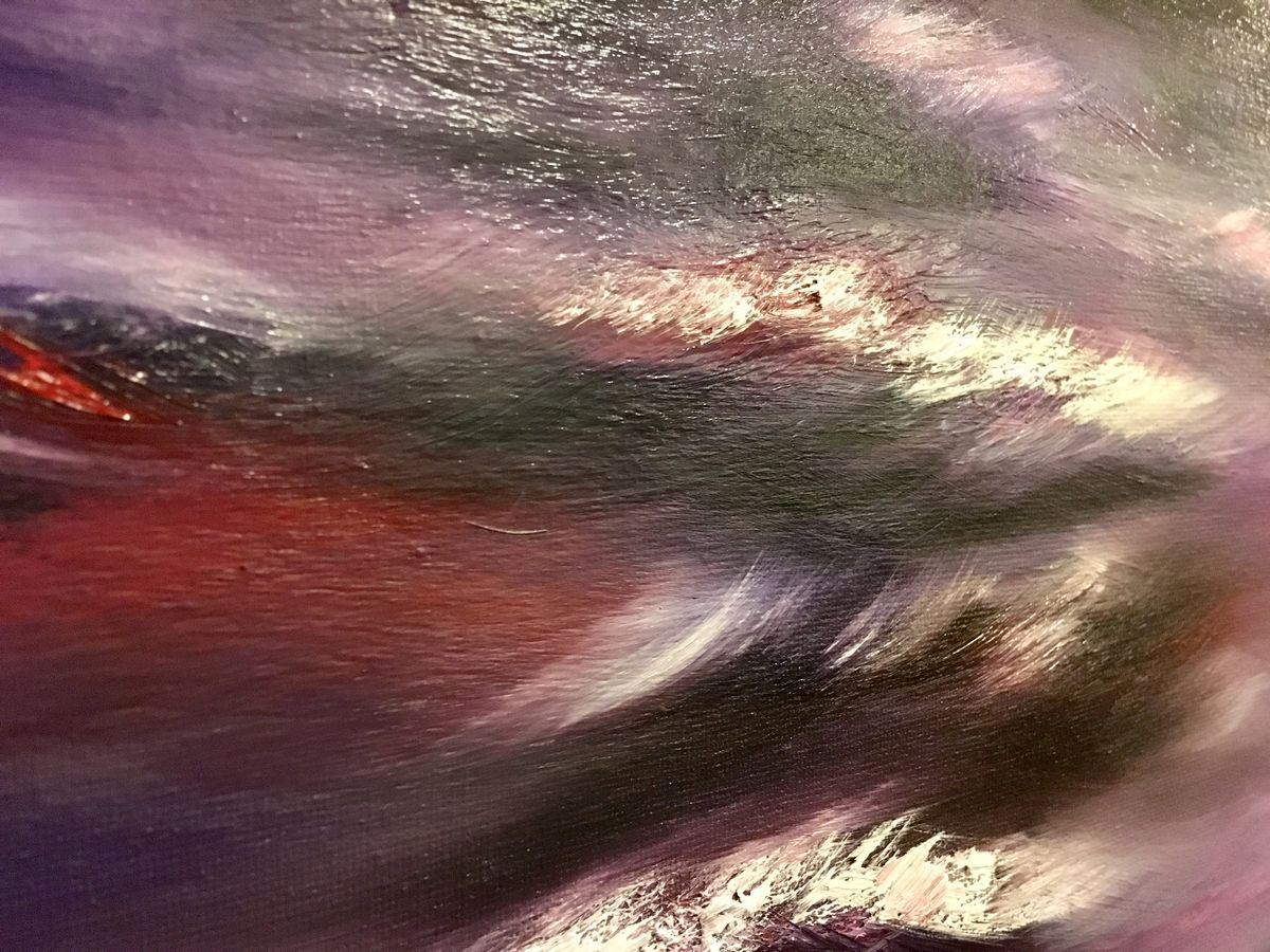 "Purple waves" by Rebecca  Mclean