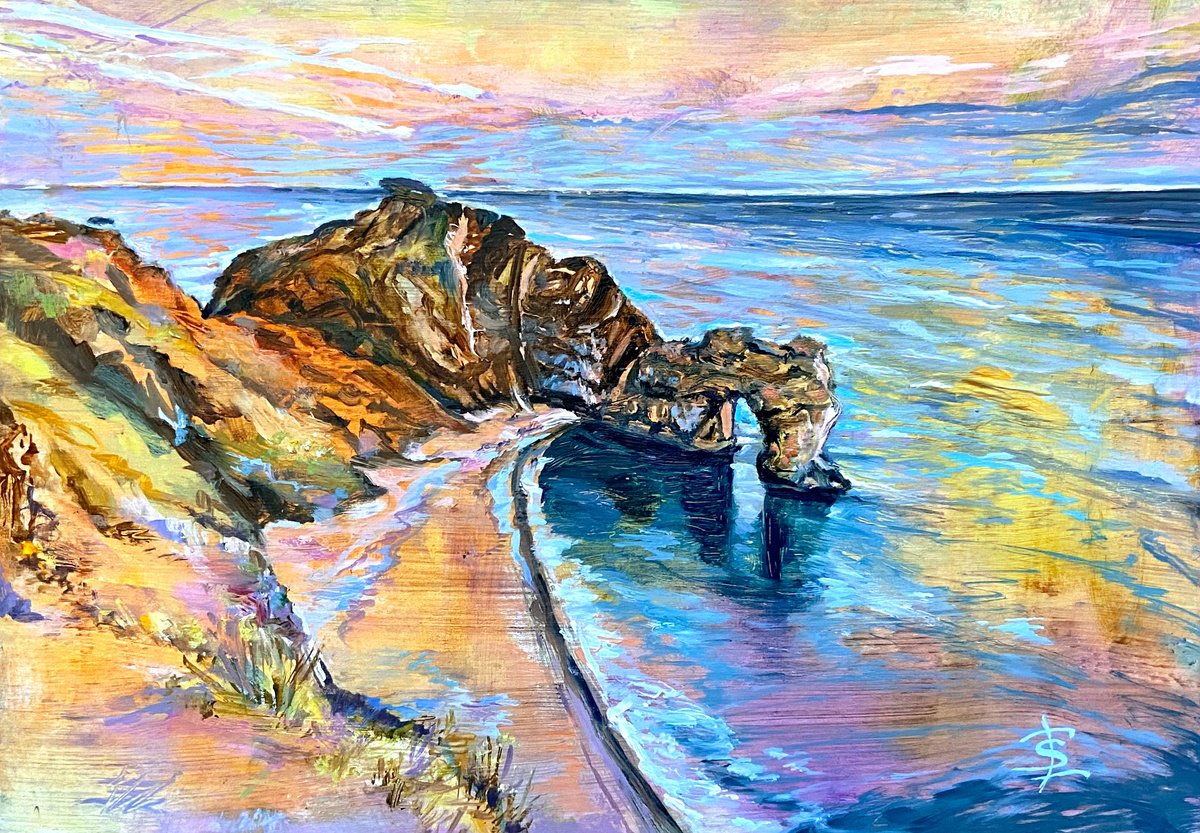 Durdle Door by Elvira Sesenina