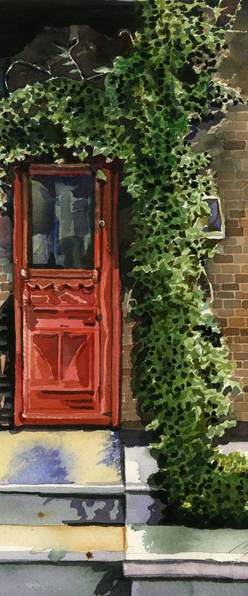 red door by Alfred  Ng
