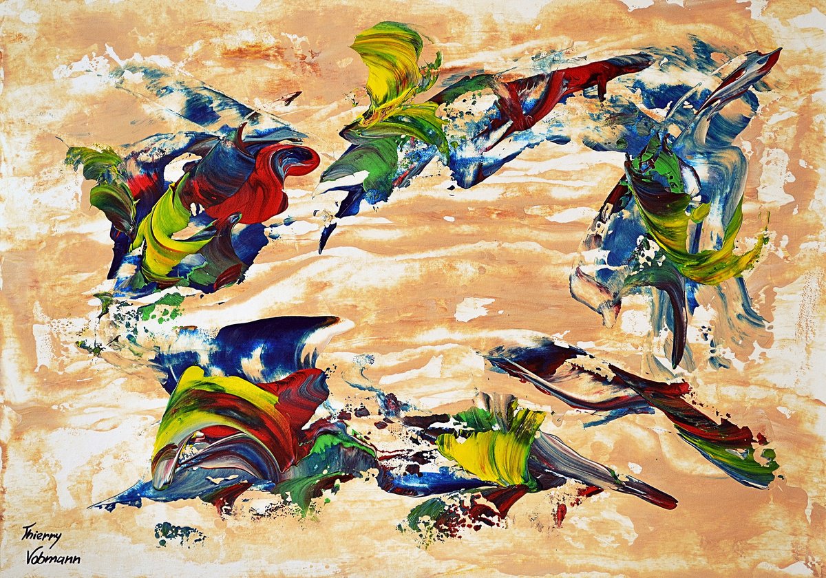 Ideal Gift 130 By Thierry Vobmann. Abstract ., 17 X 12, Artwork For Sale On Artfinder
