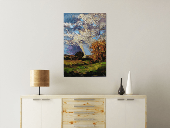 Landscape With Rainbow