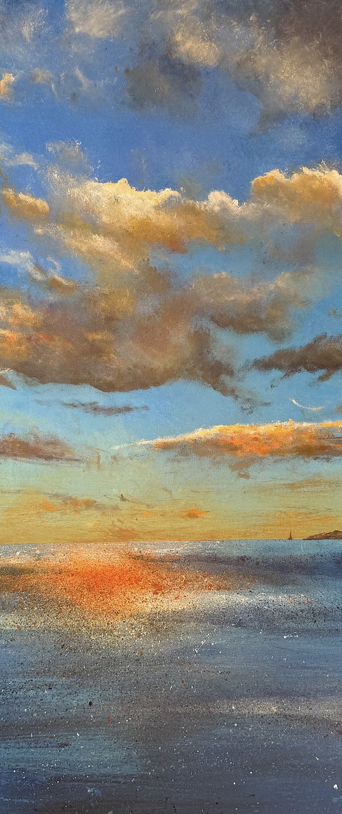Big Sky Evening Sea by Teresa Tanner