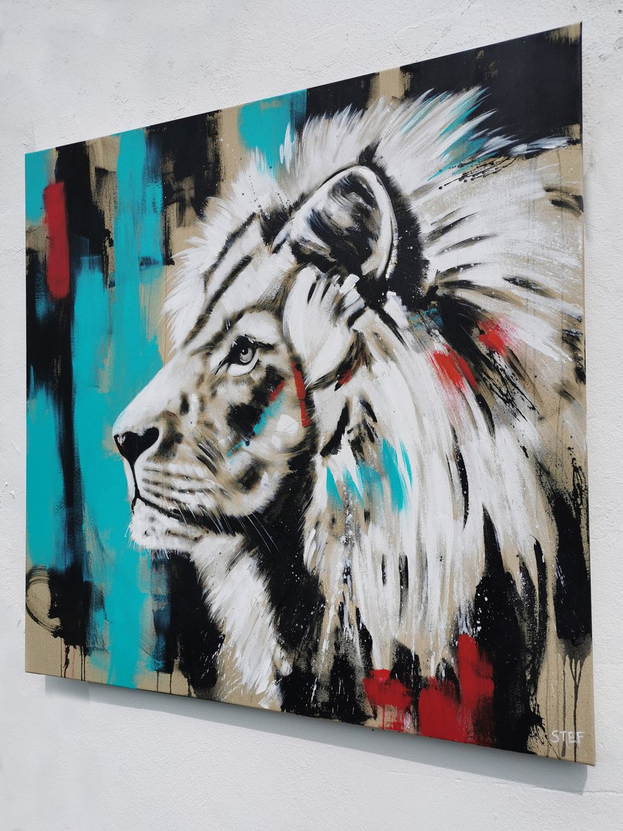 Lion #21 - Series BIG CAT by Stefanie Rogge