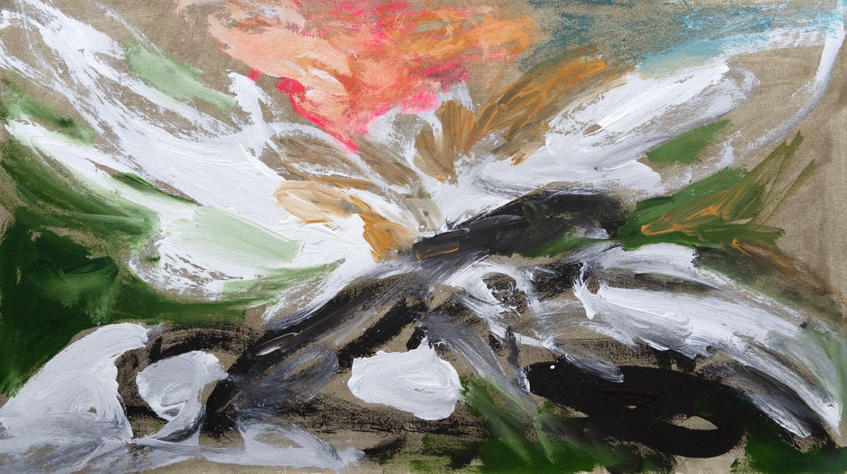 Into Life By Elizabeth Anne Fox, 32 X 18, Artwork For Sale On Artfinder