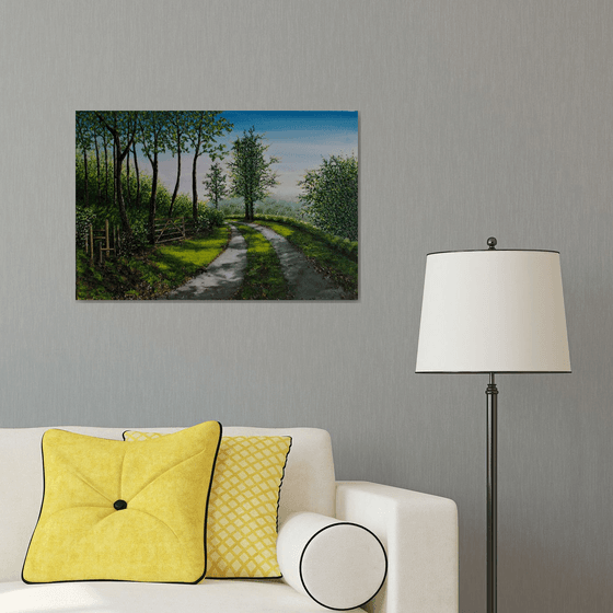 A Country Lane In Summer