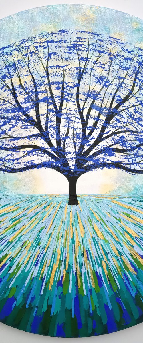 Shimmering Tree of Light by Amanda Horvath