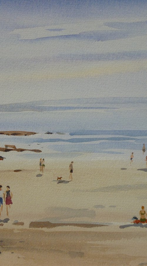 Summer Day at Portmarnock by Maire Flanagan