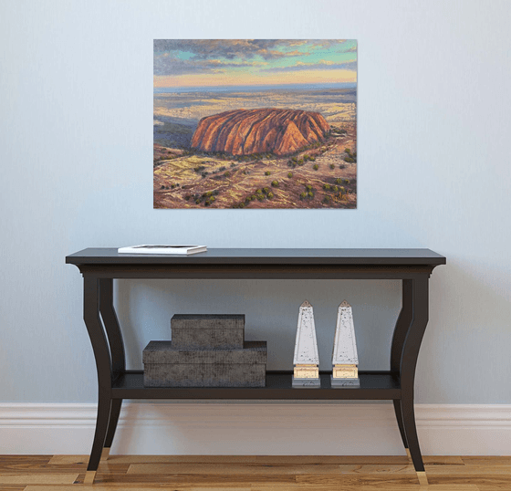 Sunset on Uluru