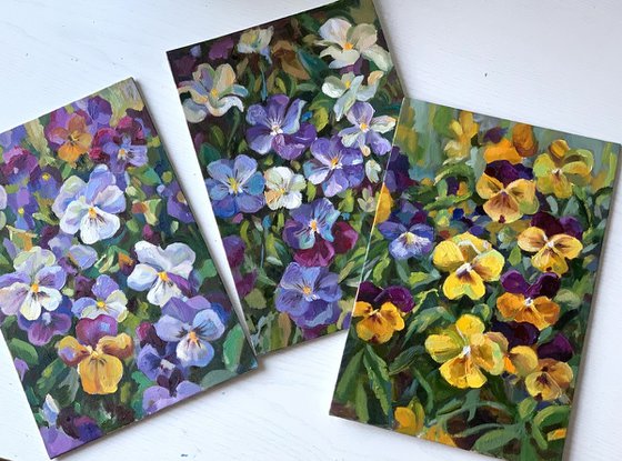 Spring flowers. Part 2. Oill Painting