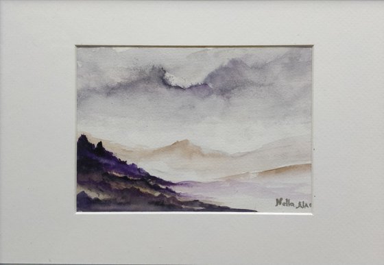 Highlands scenery, set of 6 paintings