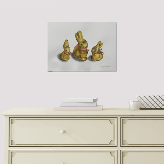 Lindt Easter Bunnies - Mom and kids 2