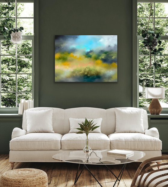 Seeds Of Wisdom - Abstract Landscape - 80cm x 60cm