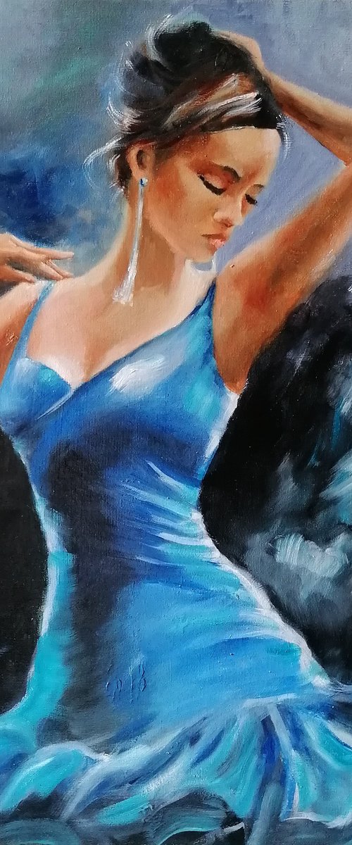 Flamenco Dancer 247 by Susana Zarate Harris