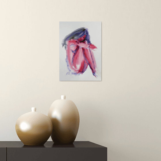 Grace XVI. SERIES OF NUDE BODIES FILLED WITH THE SCENT OF COLOR / ORIGINAL PAINTING