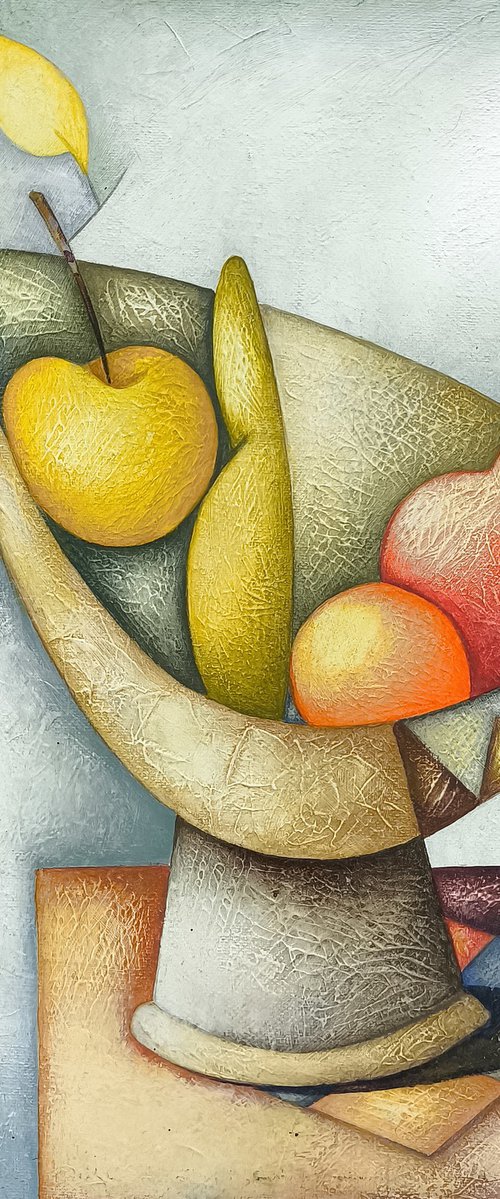 Cubist Fruit Harmony by Sargis Zakarian