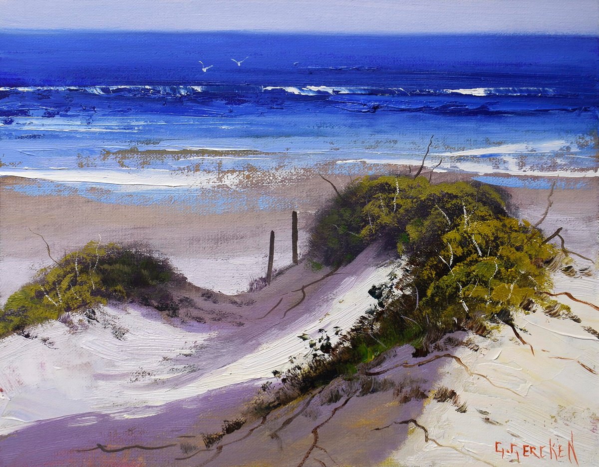 Australian sandy Beach nsw by Graham Gercken