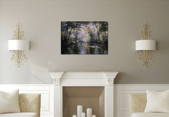 "Rays over the water"