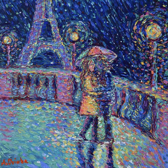 Lovers in Rainy Paris #2