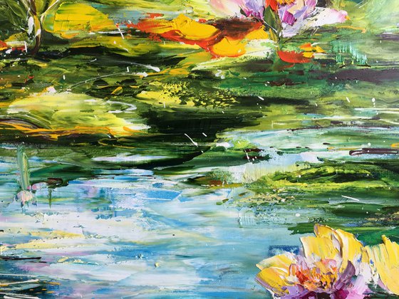 Pond with Water Lilies