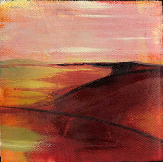 Dreamscape No. 10 - Oil painted landscape painting by Kathy Morton Stanion