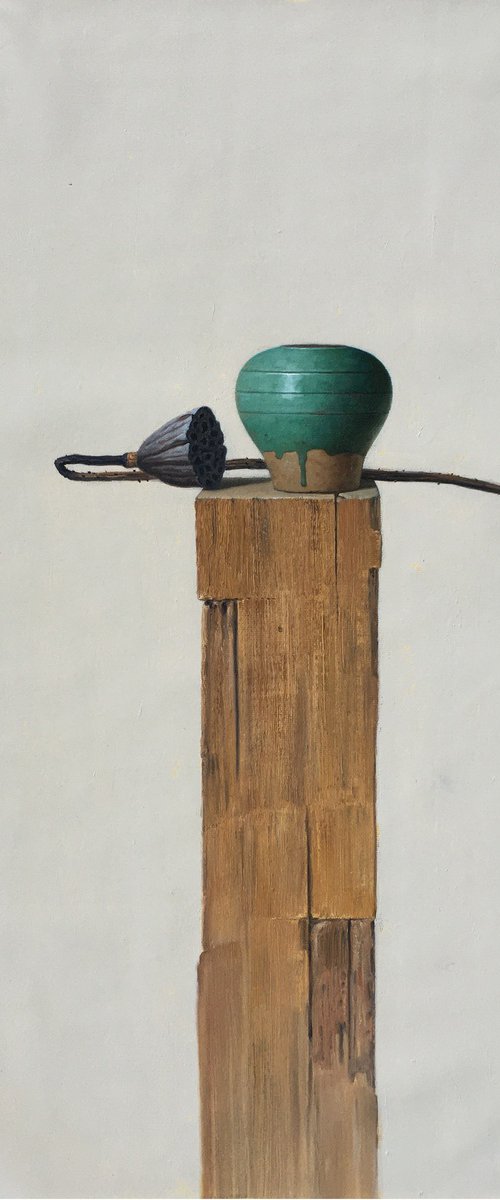 Still life:Zen art t306 by Kunlong Wang