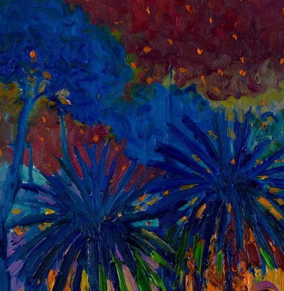 The hour of Blue, NIght Landscape