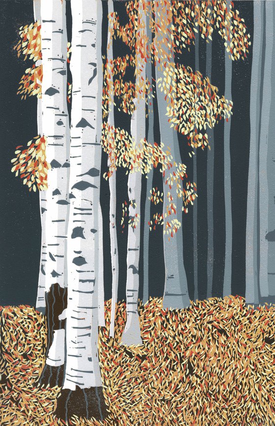 Autumn Birches