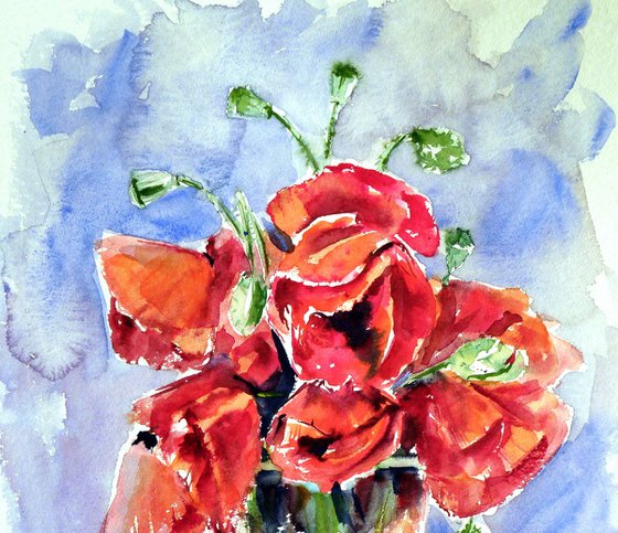 Bouquet of poppies