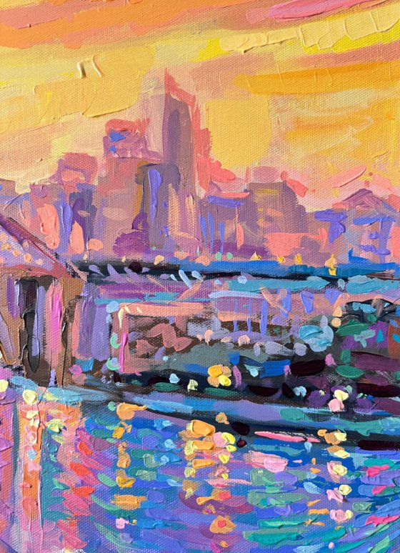 Sydney Harbour at Sunset