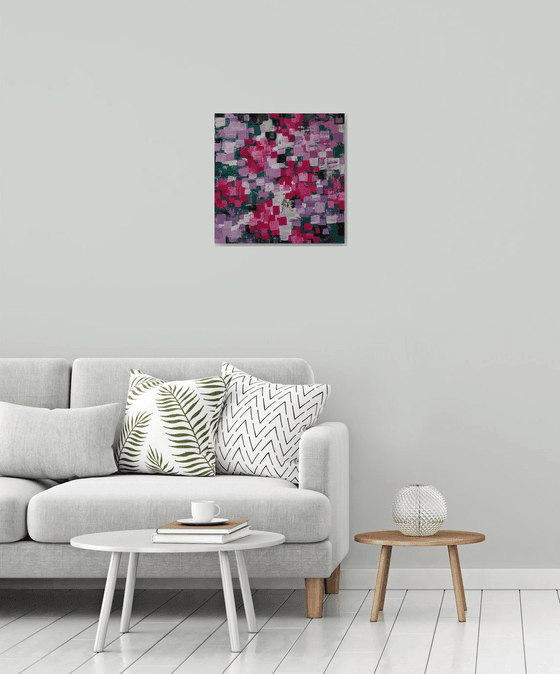 Rhododendron bouquet. Modern Impressionism.