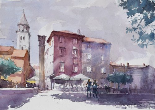 Zadar,Croatia by Goran Žigolić Watercolors
