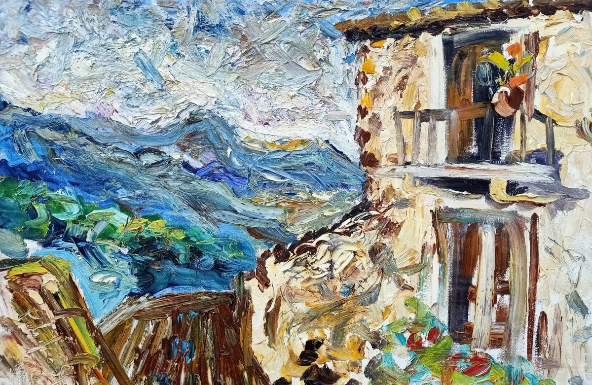 Borgo Sciliano By Antonino Puliafico, 26 X 16, Artwork For Sale On Artfinder