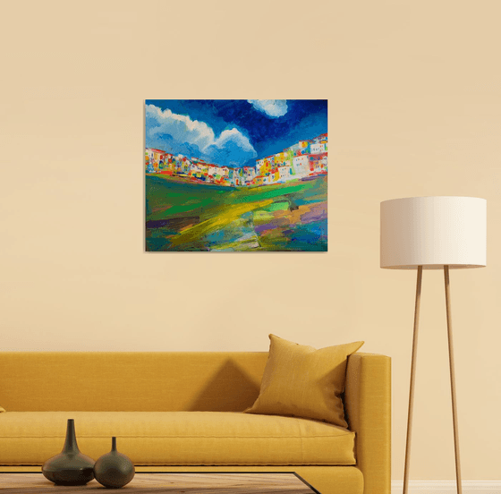 Abstract landscape (72x60cm)