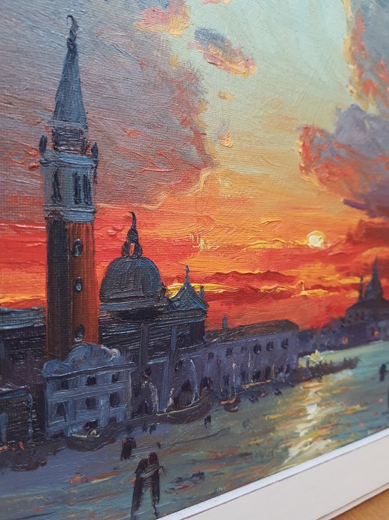Venice sunset with San Giorgio