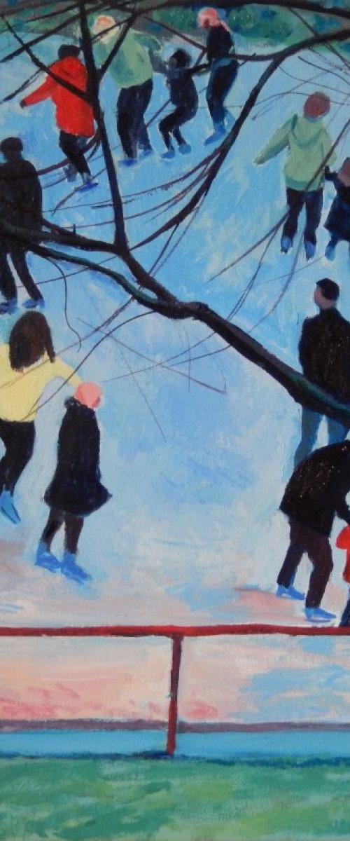 Seventeen Edinburgh Skaters by Stephen Howard Harrison