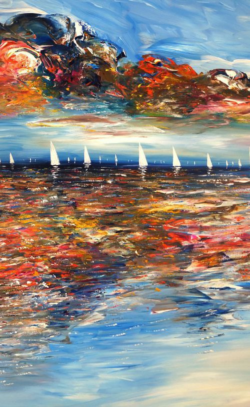 Seascape Sailing Impressions XL 5 by Peter Nottrott