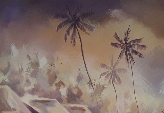Beauty in Ashes Landscape painting